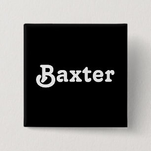 Macaron Carré 5 Cm Baxter bouton