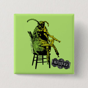 Macaron Carré 5 Cm Beetlejus Le dendroctone en fauteuil