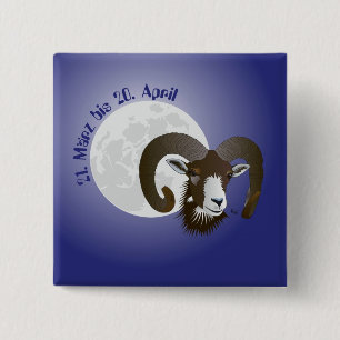 Macaron Carré 5 Cm Bélier