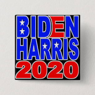 Macaron Carré 5 Cm Biden Harris 2020