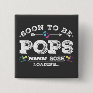 Macaron Carré 5 Cm Bientôt Be Pops 2025 Chargement du bouton Carré