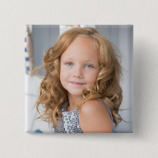 Macaron Carré 5 Cm BIG custom photo button for grandma