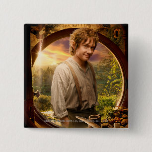 Macaron Carré 5 Cm BILBO BAGGINS™ dans le collage de bordures