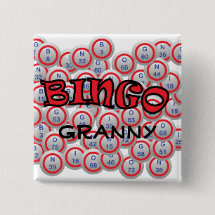Macaron Carré 5 Cm Bingo "Nom sur Bingo Balls