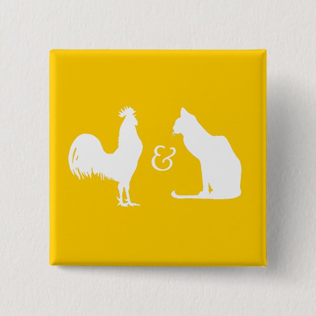 Macaron Carré 5 Cm Bisexualité (Devant)