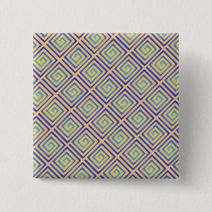 Macaron Carré 5 Cm bleu