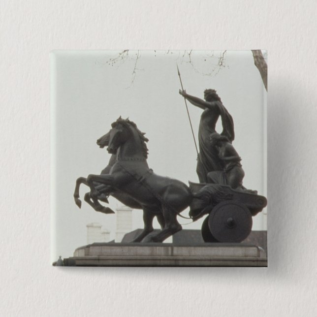 Macaron Carré 5 Cm Boadicea, 1902 (Devant)
