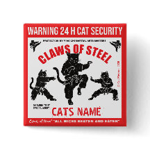 Boîte de sécurité personnalisée pour chat Claws of