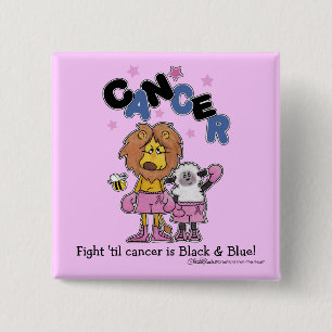 Macaron Carré 5 Cm Boîtes de lions et d'agneaux - Faire le cancer noi