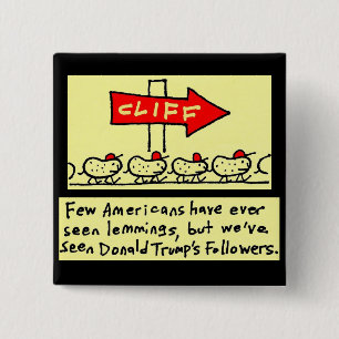 Macaron Carré 5 Cm Bombastus Lemmings Bouton