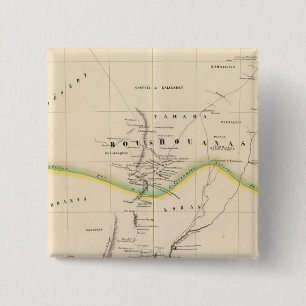 Macaron Carré 5 Cm Botswana, Afrique du Sud 51