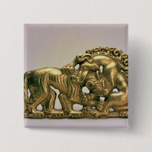 Macaron Carré 5 Cm Boucle de ceinture, d'une collection sibérienne de