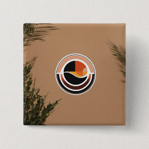 Macaron Carré 5 Cm Bouton