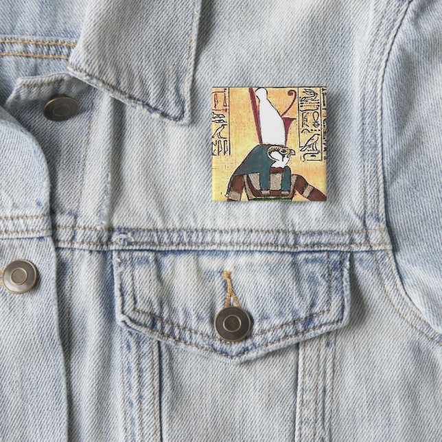 Macaron Carré 5 Cm Bouton (En situation)