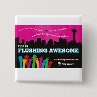 Macaron Carré 5 Cm Bouton