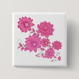 Macaron Carré 5 Cm Bouton