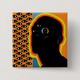 Macaron Carré 5 Cm Bouton