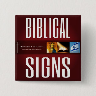Macaron Carré 5 Cm Bouton 2018 biblique de logo des signes ITH