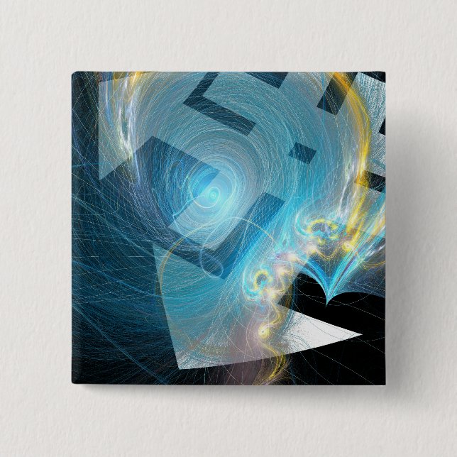 Macaron Carré 5 Cm Bouton 2 de LOPSA (Devant)