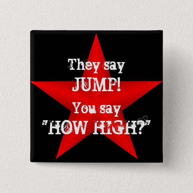 Macaron Carré 5 Cm Bouton Ajouter un saut (Devant)