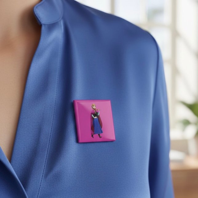 Macaron Carré 5 Cm Bouton Anna (Créateur téléchargé)