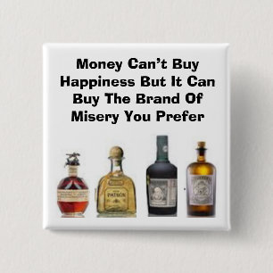 Macaron Carré 5 Cm Bouton Argent