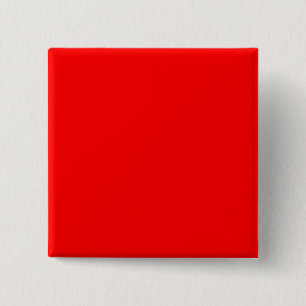 Macaron Carré 5 Cm Bouton arrière Carré rouge