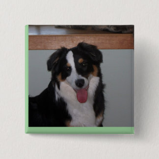 Macaron Carré 5 Cm Bouton australien heureux