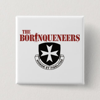 Macaron Carré 5 Cm Bouton - Borinqueneers carré