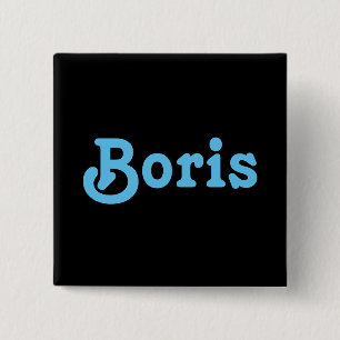 Macaron Carré 5 Cm Bouton Boris