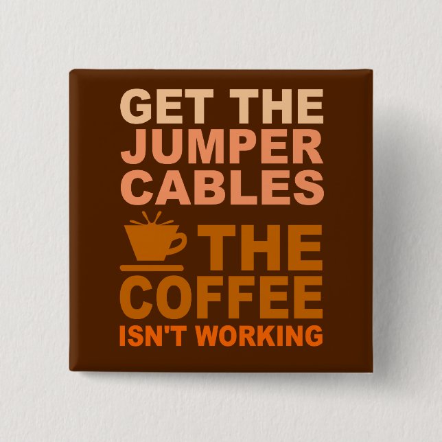 Macaron Carré 5 Cm Bouton Câbles de rappel (Devant)