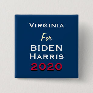Macaron Carré 5 Cm Bouton Campagne pour BIDEN HARRIS 2020