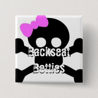 Macaron Carré 5 Cm Bouton carré