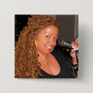 Macaron Carré 5 Cm Bouton carré