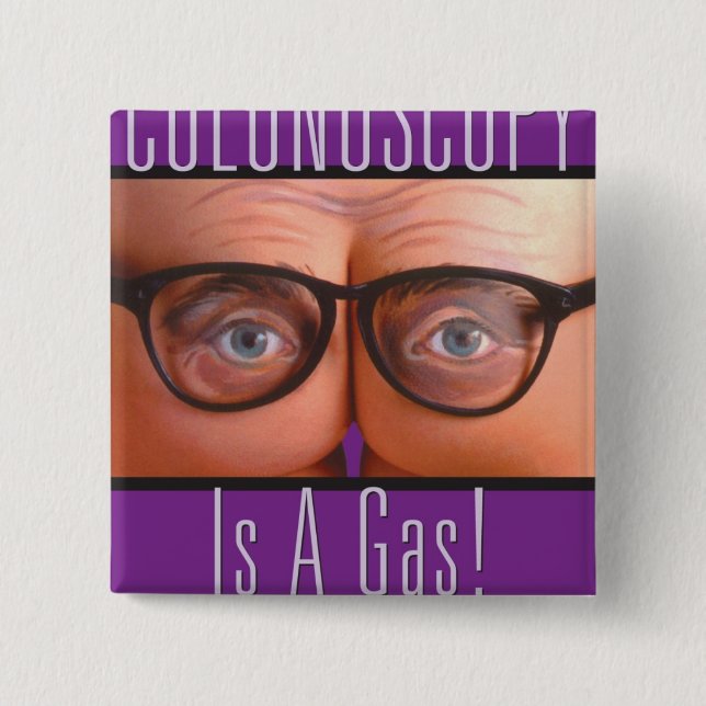 Macaron Carré 5 Cm Bouton carré (Devant)