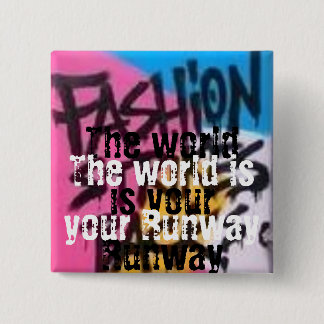 Macaron Carré 5 Cm Bouton carré