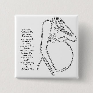 Macaron Carré 5 Cm Bouton carré