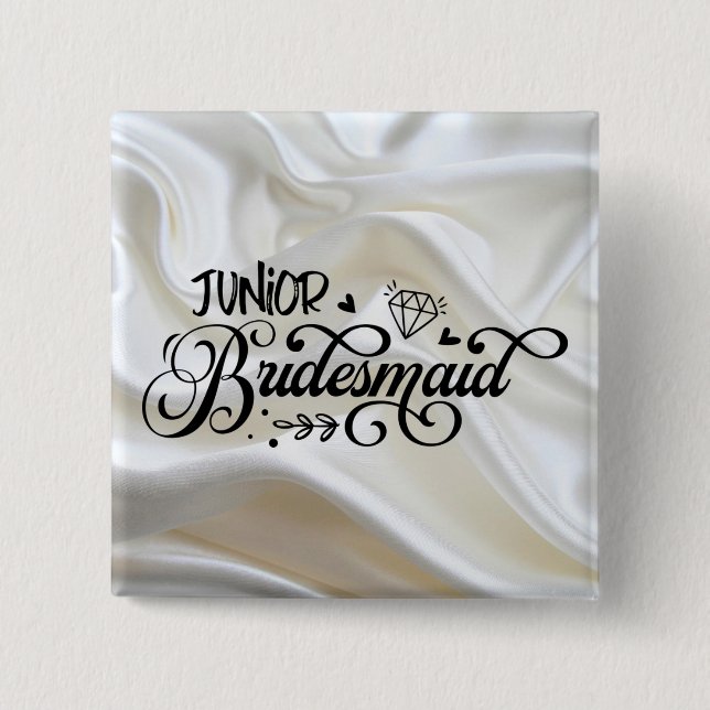 Macaron Carré 5 Cm - Bouton Carré (Devant)