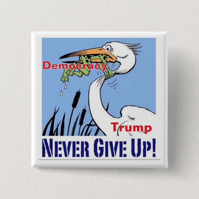 Macaron Carré 5 Cm Bouton carré 2 pouces (Devant)