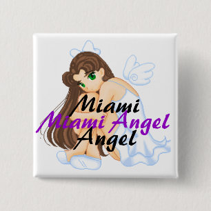 Macaron Carré 5 Cm Bouton carré - customisé