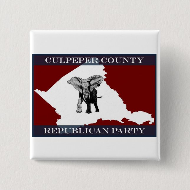 Macaron Carré 5 Cm Bouton carré de CCRC (Devant)