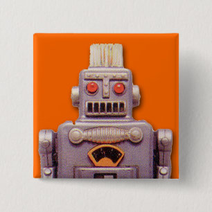 Macaron Carré 5 Cm Bouton Carré de robot de jouets