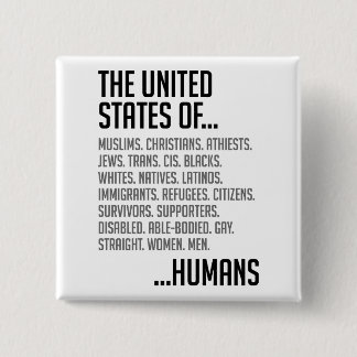 Macaron Carré 5 Cm Bouton carré des Etats-Unis