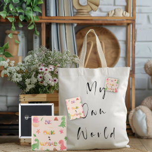 Macaron Carré 5 Cm Bouton Carré   Monde de Dinosaures Mignons