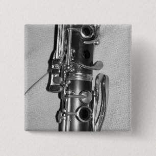 Macaron Carré 5 Cm Bouton Clarinet