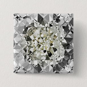 Macaron Carré 5 Cm Bouton congelé de BIZZLE