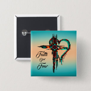 Macaron Carré 5 Cm Bouton Croix du Sud-Ouest