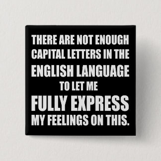 Macaron Carré 5 Cm Bouton d'Alternity : Pas assez de casquettes