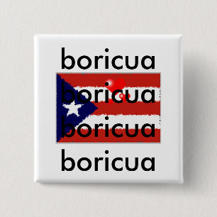 Macaron Carré 5 Cm Bouton d'amour de Boricua