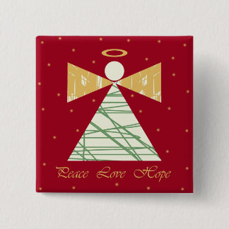 Macaron Carré 5 Cm Bouton d'ange